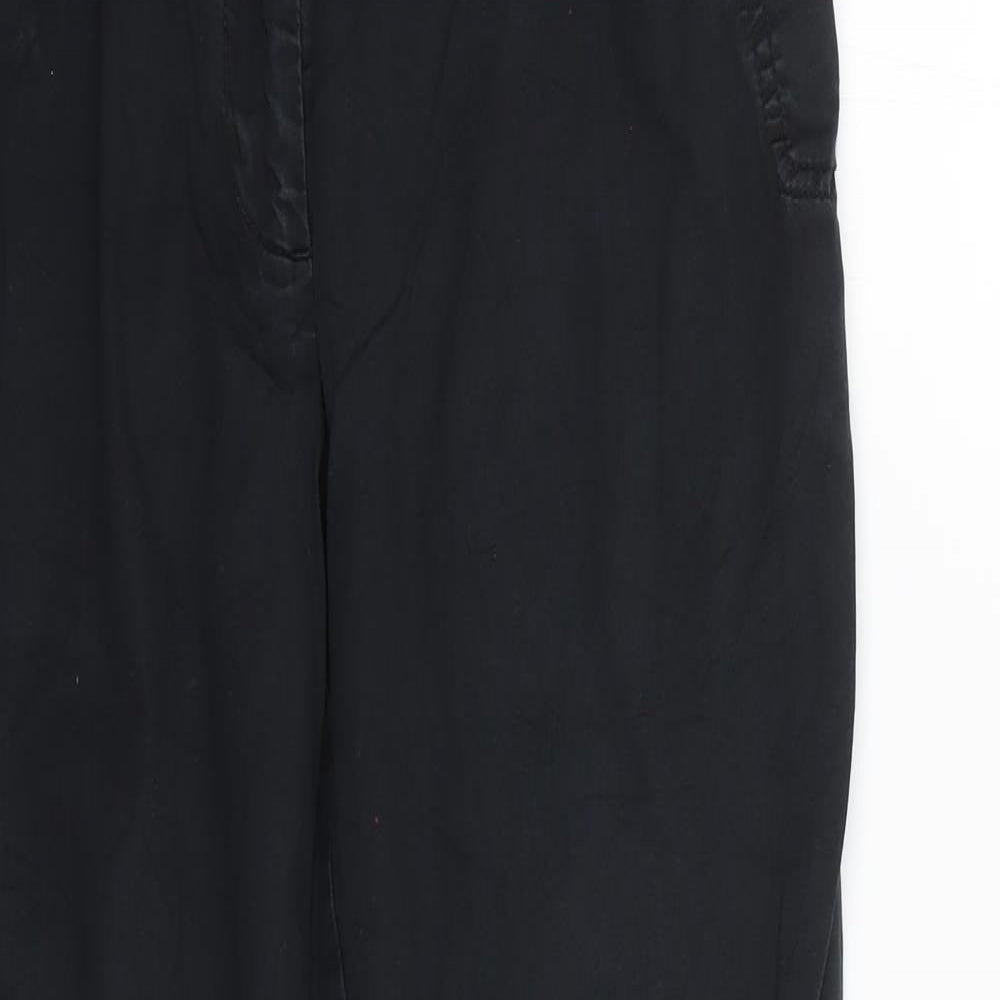 Mens UK Size 31 in Preworn Regular Fit Straight Black Jeans