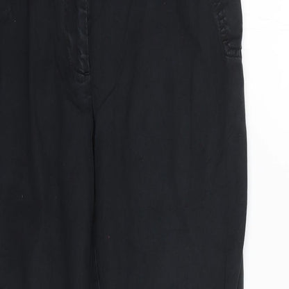 Mens UK Size 31 in Preworn Regular Fit Straight Black Jeans
