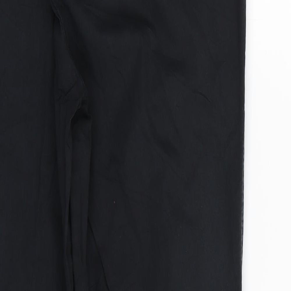 Mens UK Size 31 in Preworn Regular Fit Straight Black Jeans