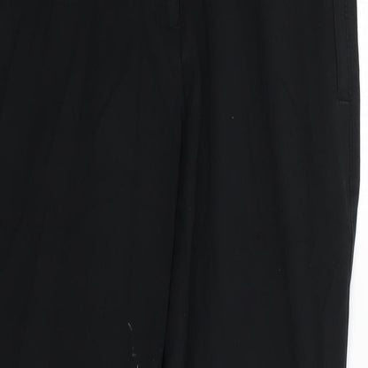 Womens UK Size 10 Marks and Spencer Regular Fit  Black Trousers