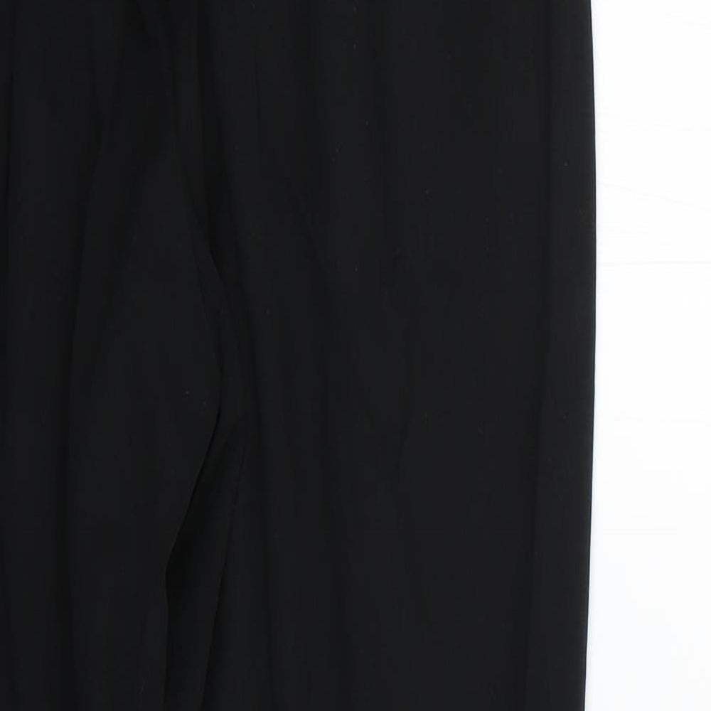 Womens UK Size 10 Marks and Spencer Regular Fit  Black Trousers