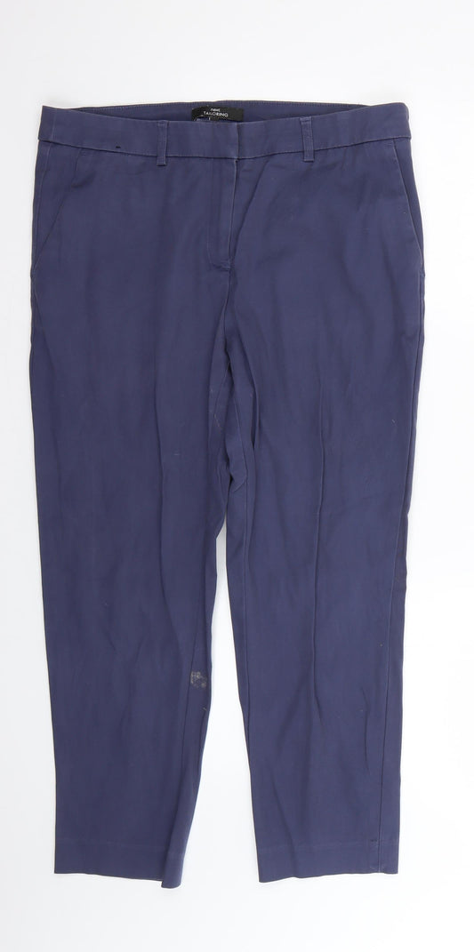 Womens UK Size 14 NEXT Regular Fit  Purple Trousers