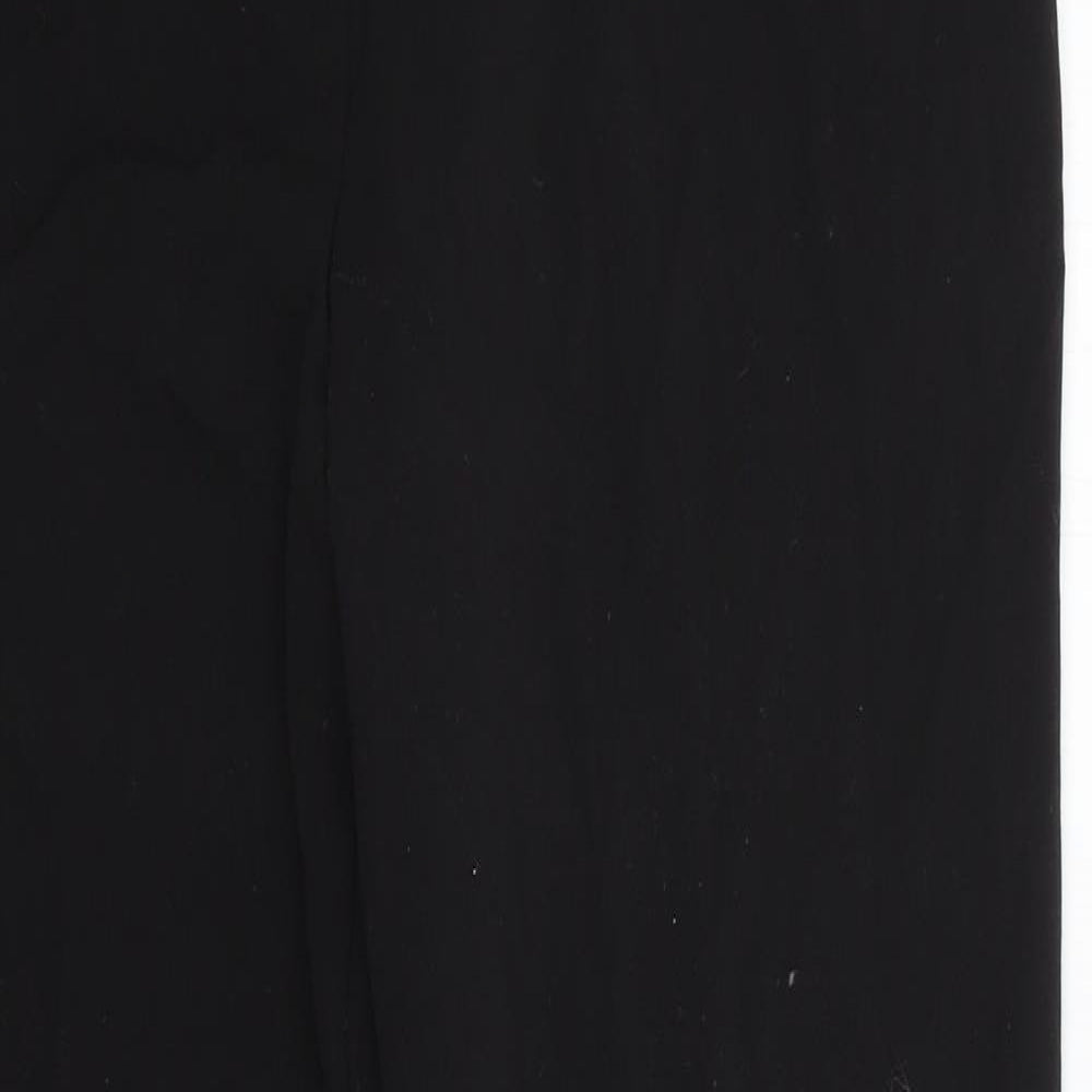 Womens UK Size 14 Marks and Spencer Regular Fit  Black Trousers