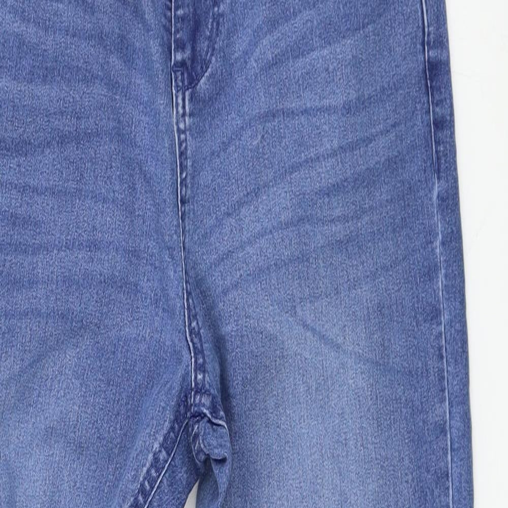 Denim & Co. Womens Blue   Skinny Jeans Size 10 L27 in