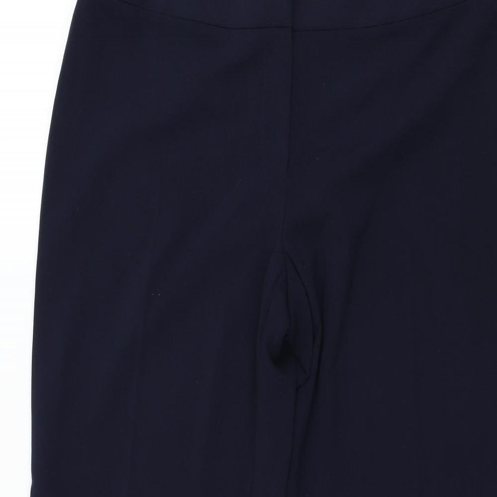 Womens UK Size 14 Marks and Spencer Regular Fit  Blue Trousers