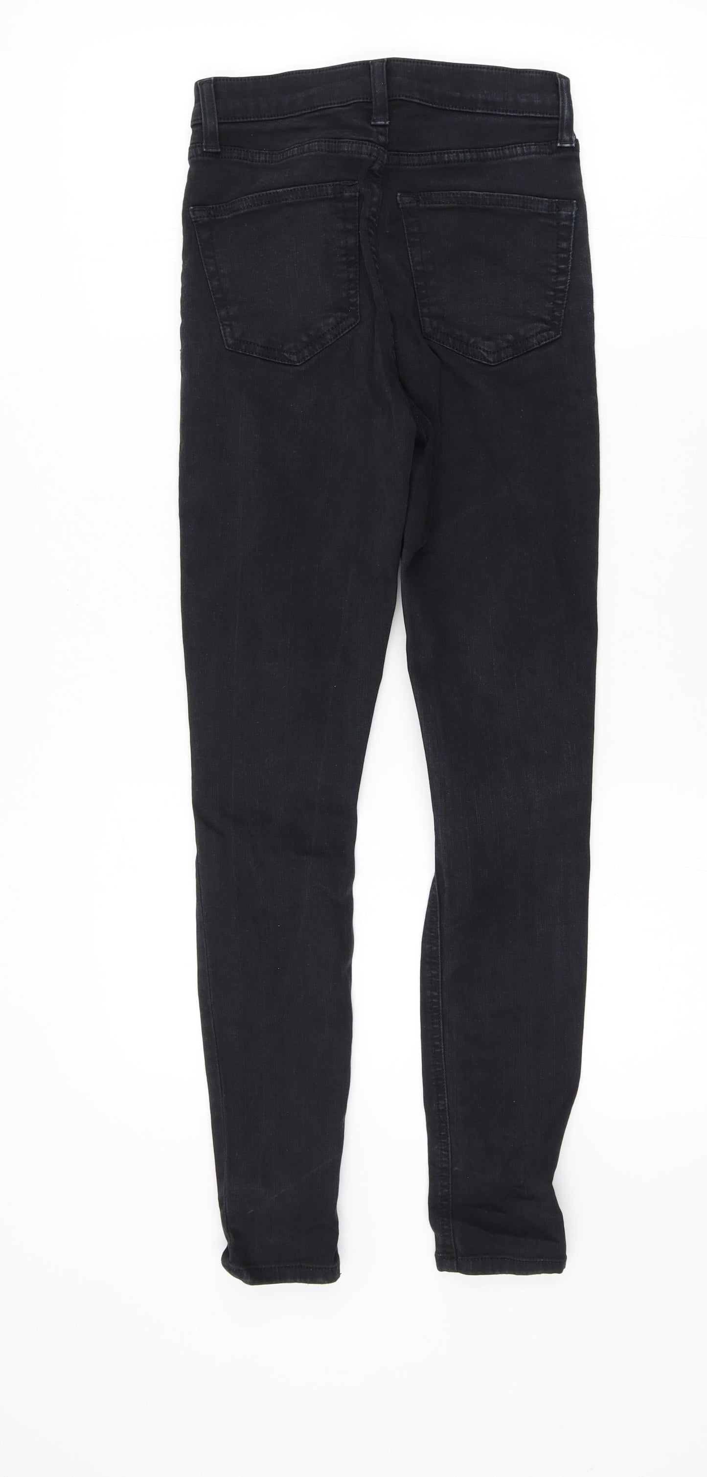 Topshop Womens Black   Skinny Jeans Size 26 L32 in