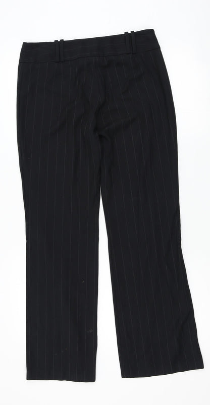 NEXT Womens Black   Trousers  Size 8 L30 in