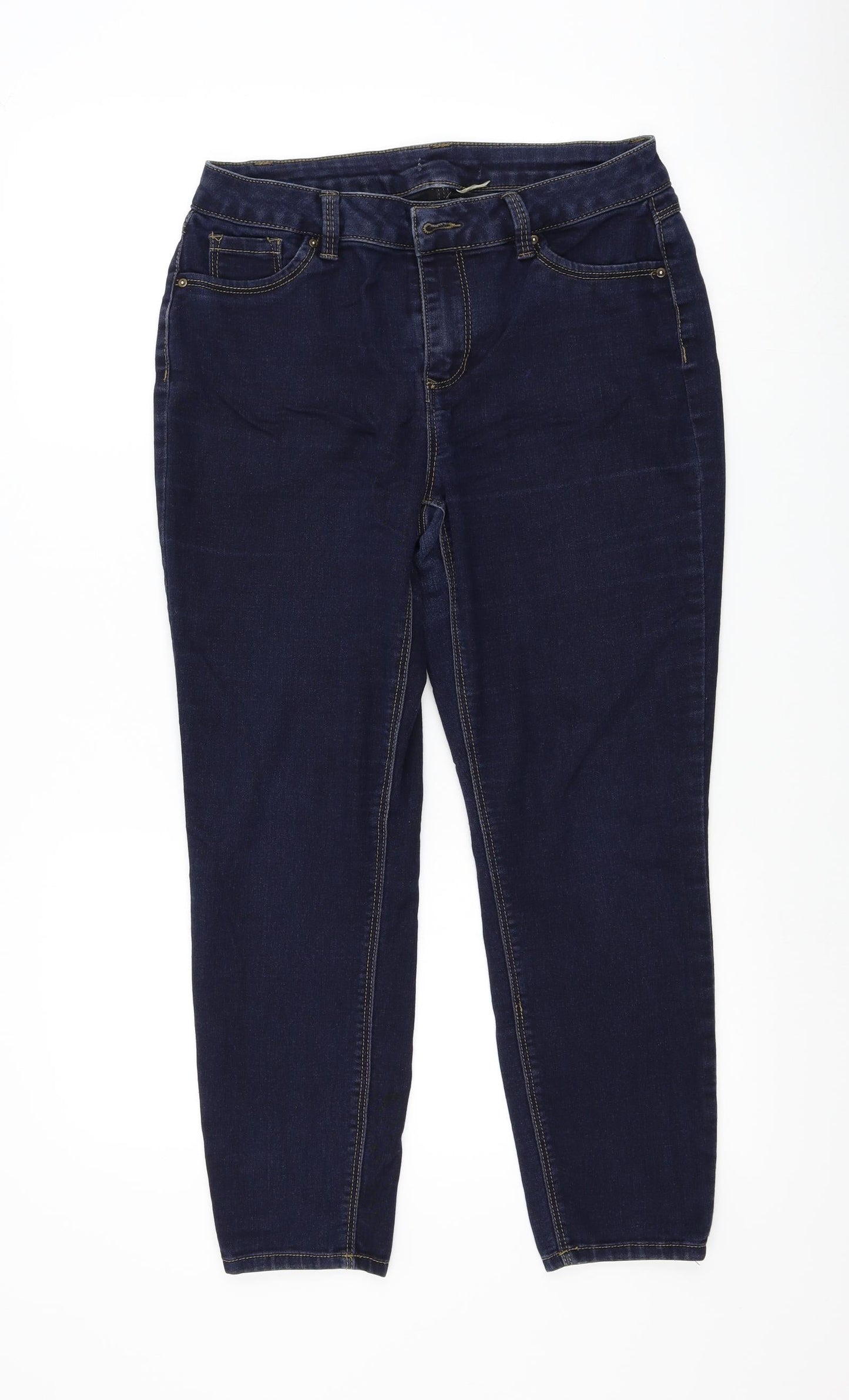 Womens UK Size 30 Preworn Regular Fit Straight Blue Jeans