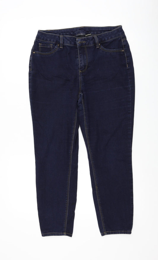 Womens UK Size 30 Preworn Regular Fit Straight Blue Jeans