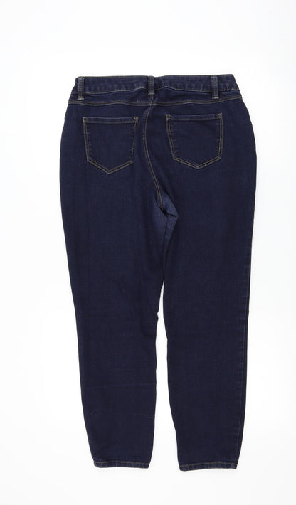 Womens UK Size 30 Preworn Regular Fit Straight Blue Jeans