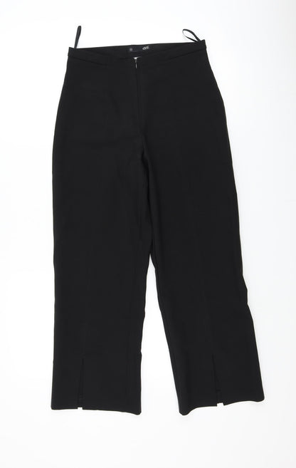 as Womens Black   Trousers  Size 36 L25 in
