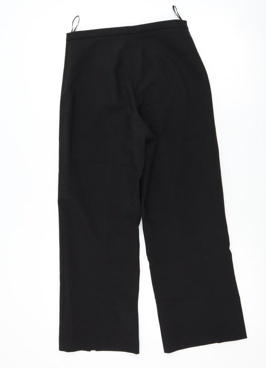 as Womens Black   Trousers  Size 36 L25 in