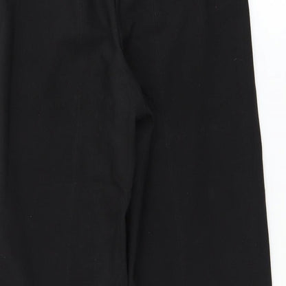 as Womens Black   Trousers  Size 36 L25 in