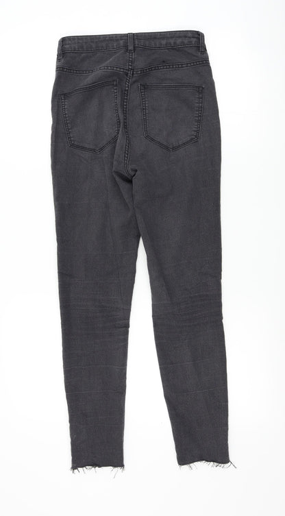 Womens UK Size 10 H&M Regular Fit Skinny Black Jeans