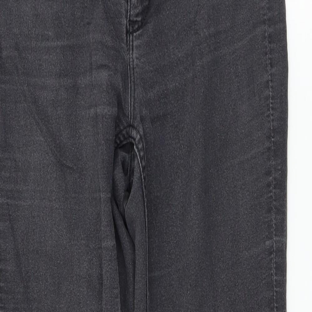 Womens UK Size 10 H&M Regular Fit Skinny Black Jeans