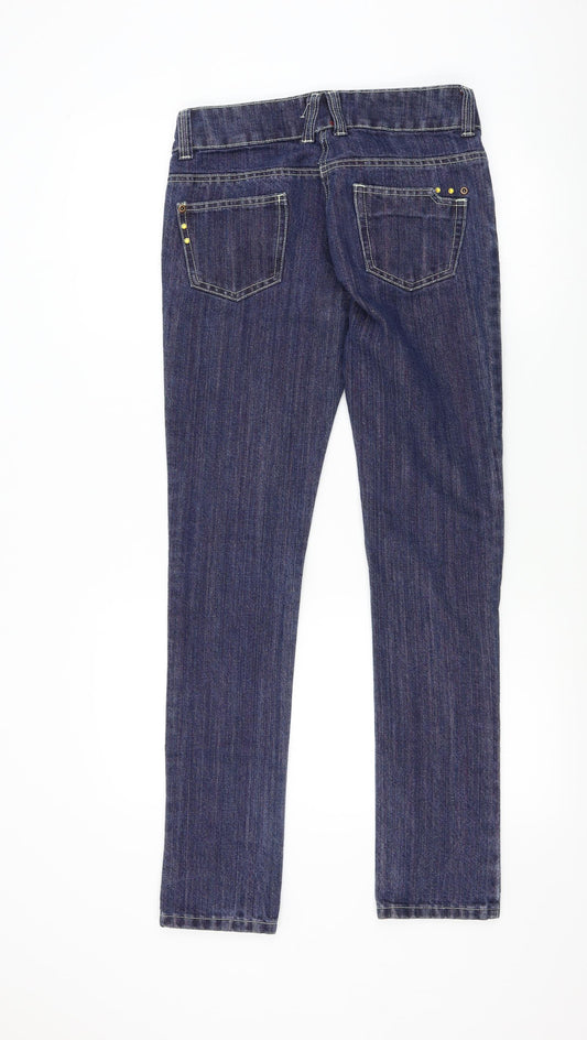 Falmer Womens Blue   Straight Jeans Size 8 L33 in