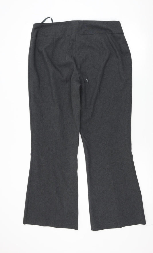 Matalan Womens Grey   Trousers  Size 14 L29 in