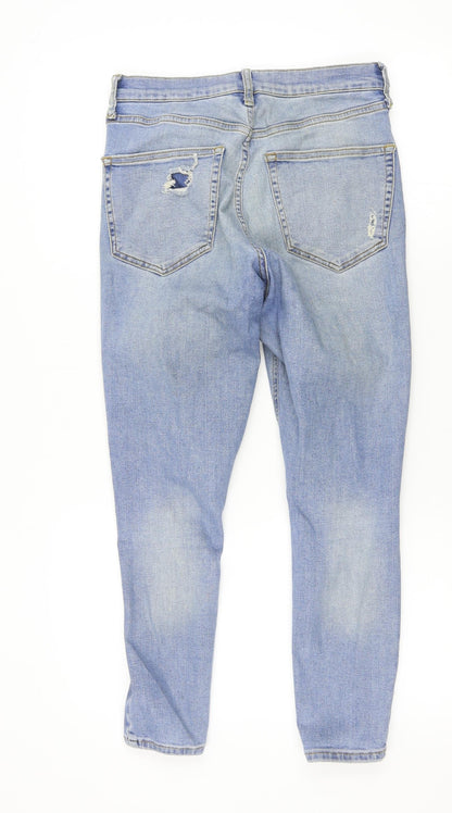 Topshop Womens Blue   Skinny Jeans Size 28 L28 in