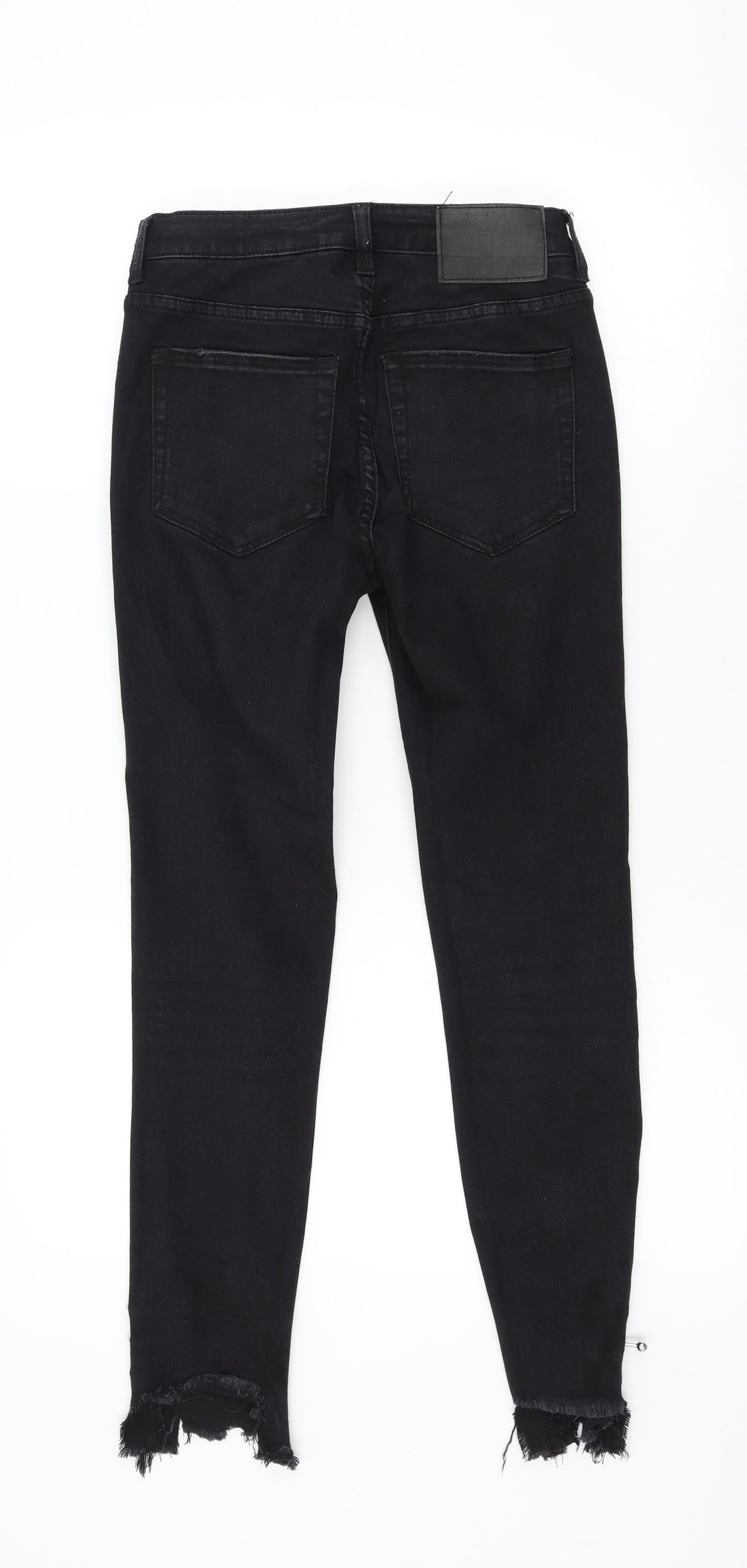 Pull&Bear Womens Black   Mom Jeans Size 34 L27.5 in