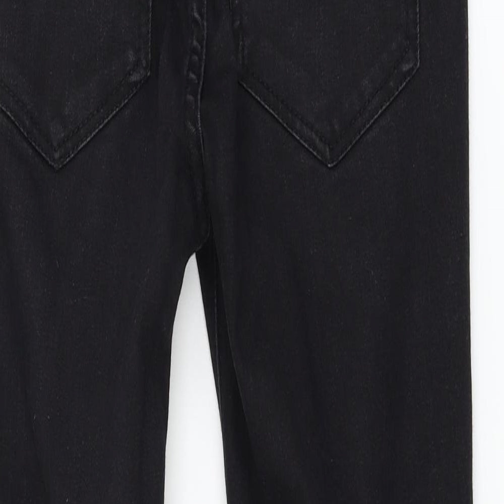 Pull&Bear Womens Black   Mom Jeans Size 34 L27.5 in