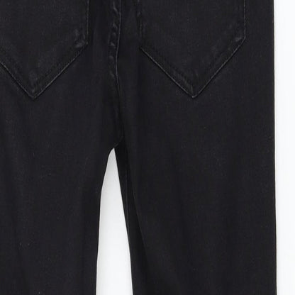 Pull&Bear Womens Black   Mom Jeans Size 34 L27.5 in