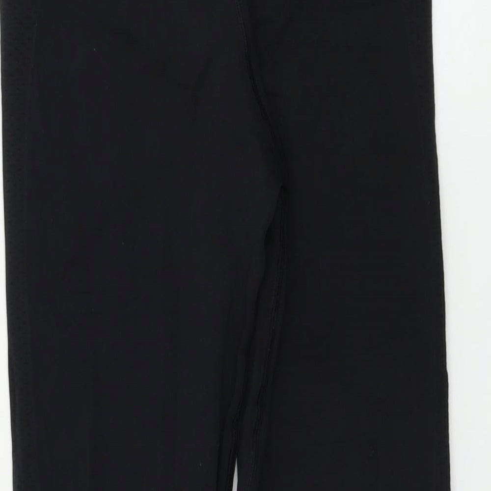 Marks and Spencer  Womens Black Ikat  Cropped Leggings Size S