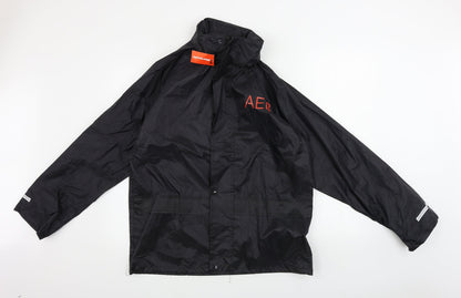 Mens UK Size S Result Black Jacket
