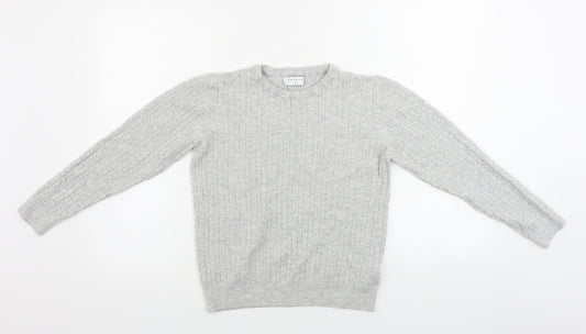 Womens UK Size 14 Papaya Grey Pullover Jumper