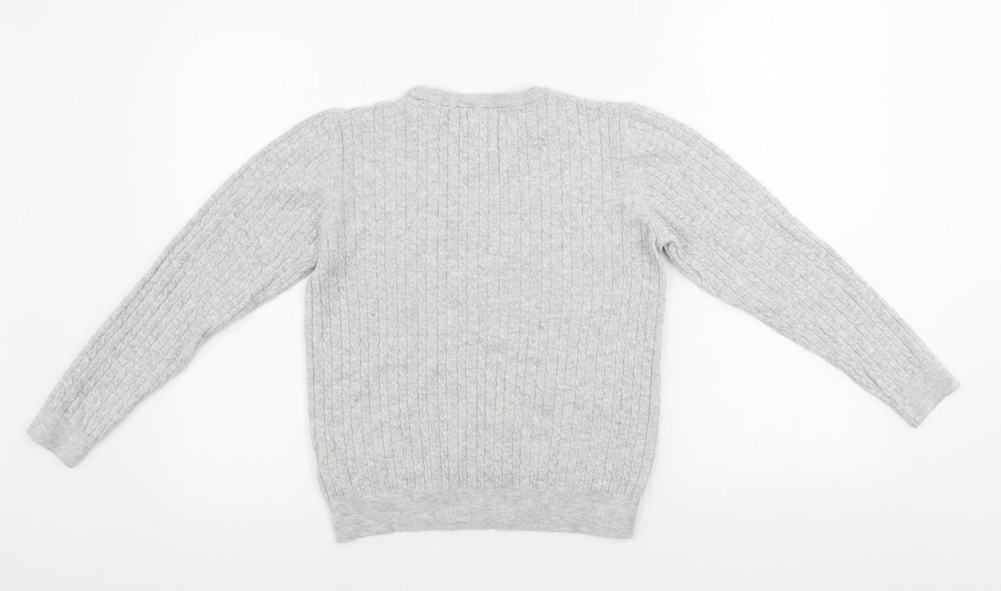 Womens UK Size 14 Papaya Grey Pullover Jumper