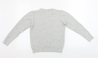 Womens UK Size 14 Papaya Grey Pullover Jumper