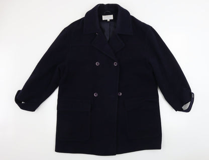 Edinburgh   Womens Blue   Jacket Coat Size 12
