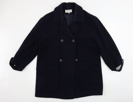 Edinburgh   Womens Blue   Jacket Coat Size 12