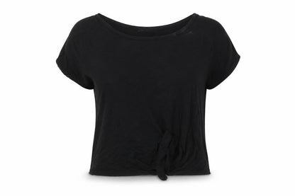 Womens UK Size 8 Select Black Basic T-Shirt