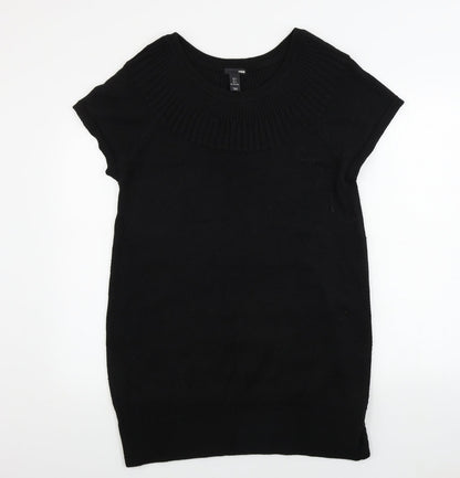 Womens UK Size L H&M Black Pullover Jumper