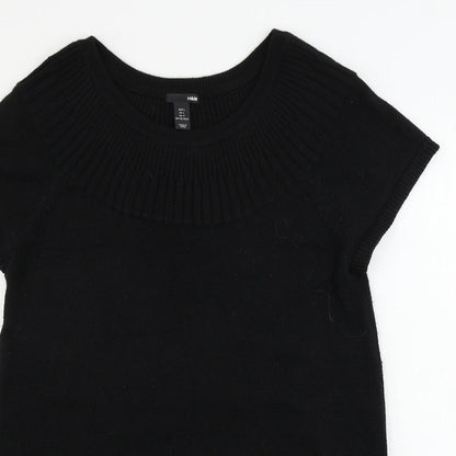 Womens UK Size L H&M Black Pullover Jumper