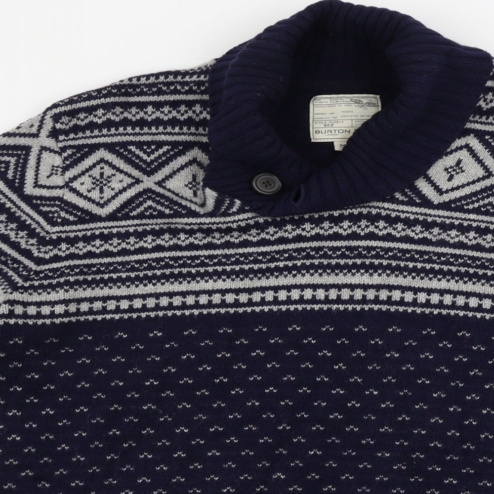 Burton  Mens Blue   Pullover Jumper Size M