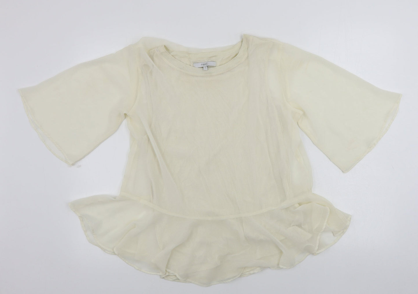 Womens UK Size 8 NEXT Ivory Pullover Jumper