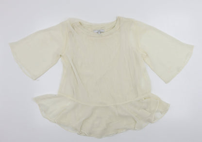 Womens UK Size 8 NEXT Ivory Pullover Jumper