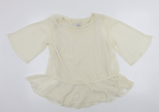 Womens UK Size 8 NEXT Ivory Pullover Jumper