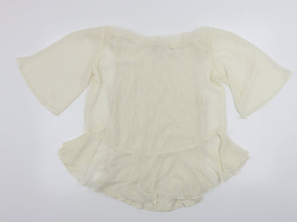 Womens UK Size 8 NEXT Ivory Pullover Jumper