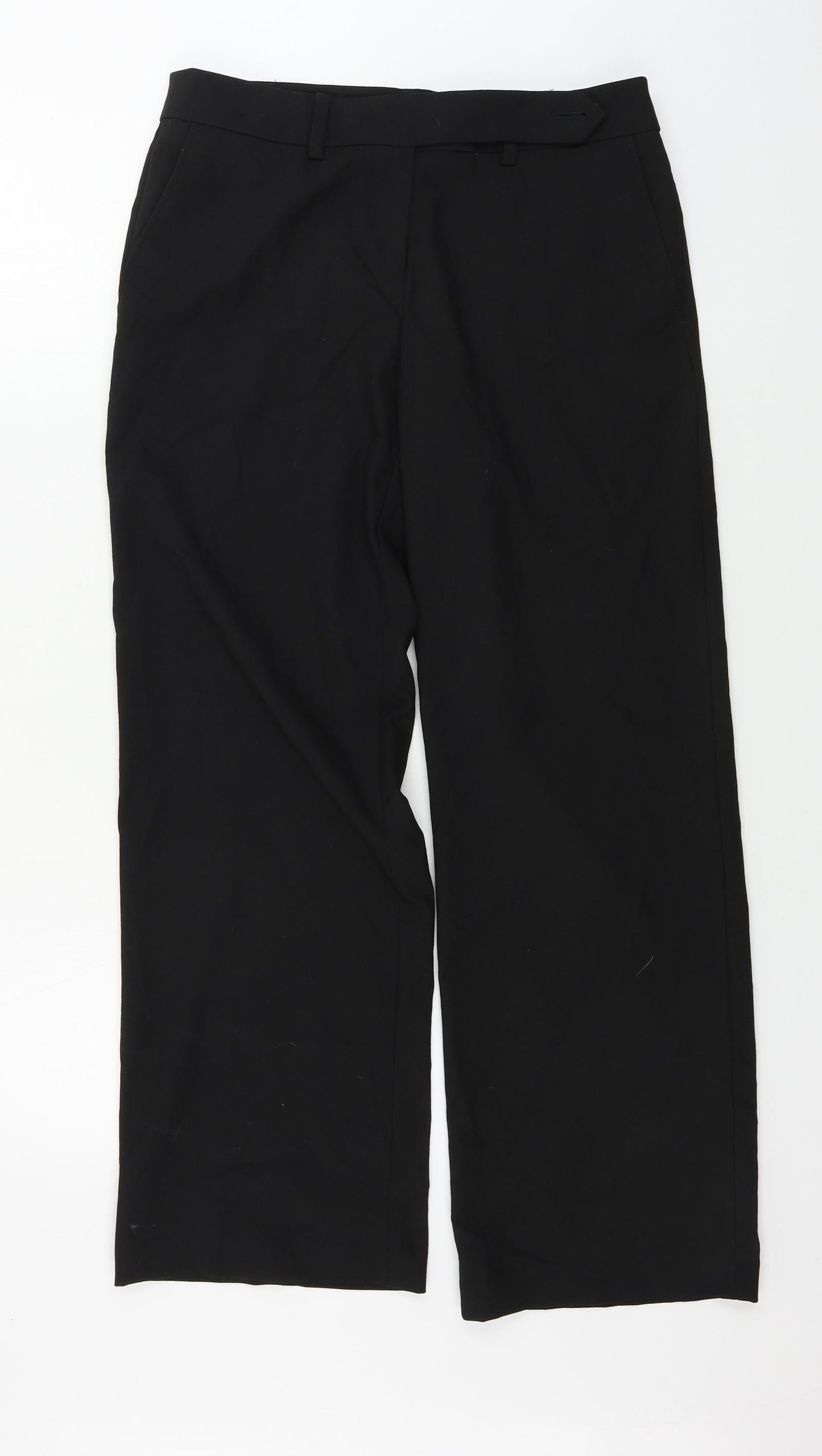 Womens UK Size 10 NEXT Regular Fit  Black Trousers