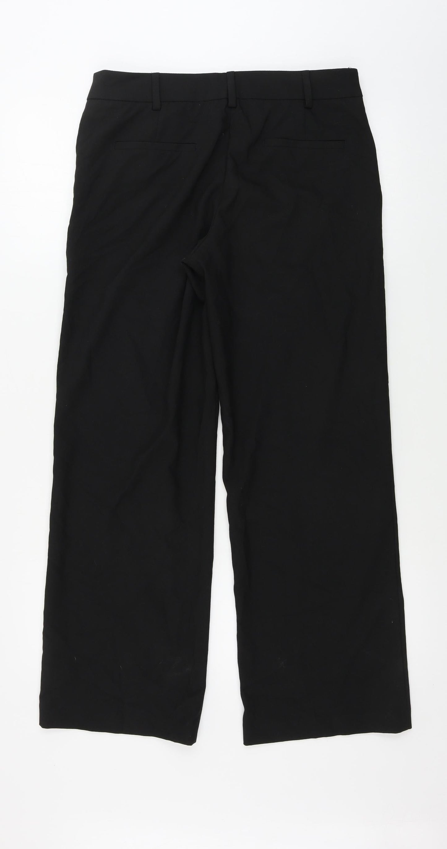 Womens UK Size 10 NEXT Regular Fit  Black Trousers