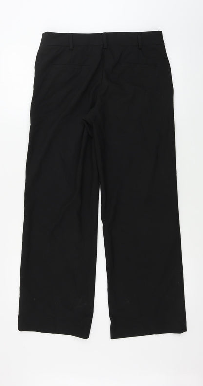 Womens UK Size 10 NEXT Regular Fit  Black Trousers