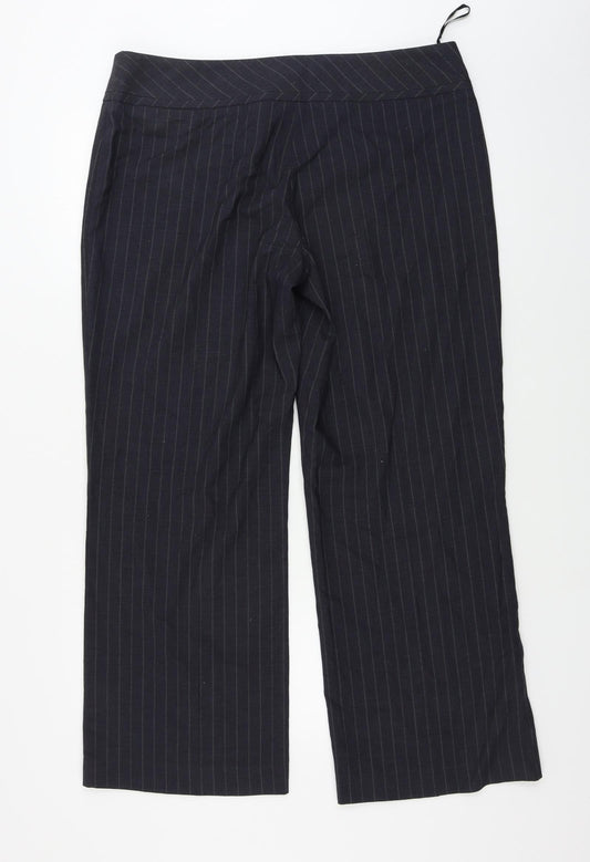 Womens UK Size 16 Debenhams Regular Fit  Grey Trousers
