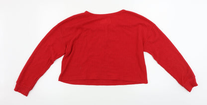 Primark  Womens Red   Pullover Jumper Size S