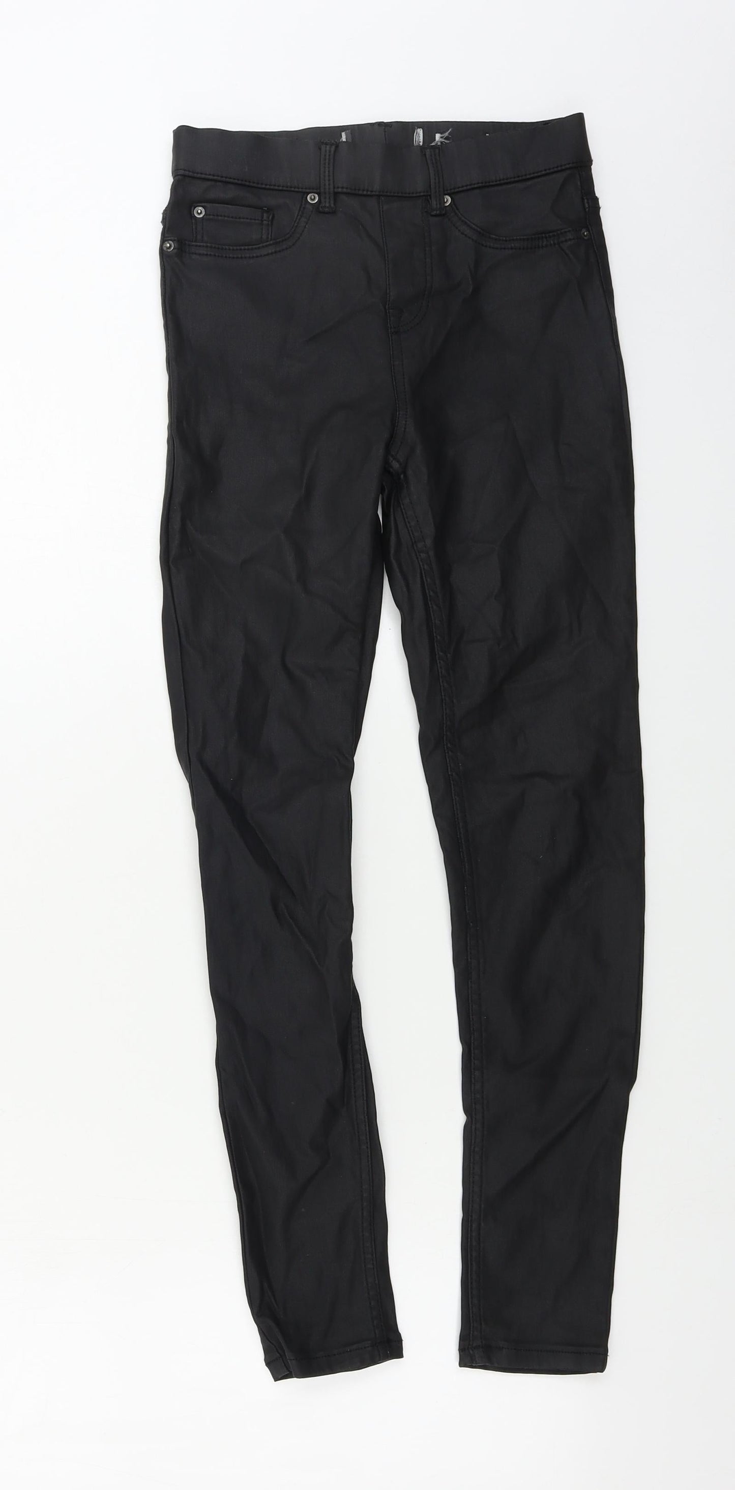 Womens UK Size 24 in Preworn Regular Fit Skinny Black Jeans