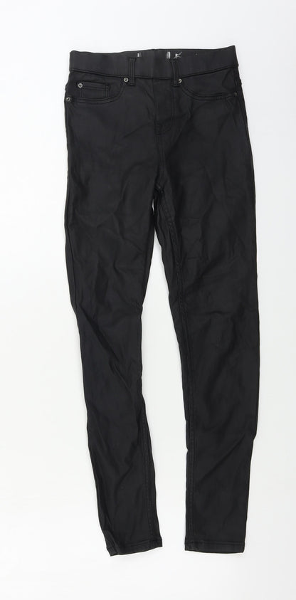 Womens UK Size 24 in Preworn Regular Fit Skinny Black Jeans
