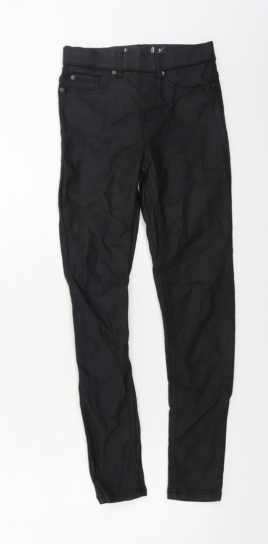 Womens UK Size 24 in Preworn Regular Fit Skinny Black Jeans