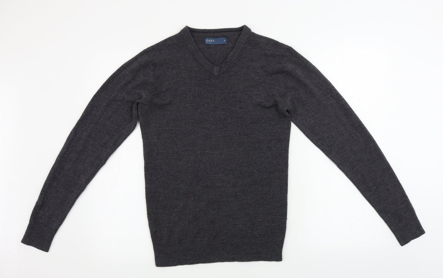Womens UK Size S Easy Grey Pullover Jumper