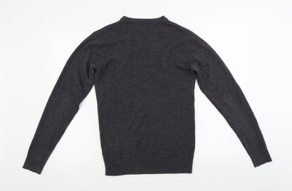 Womens UK Size S Easy Grey Pullover Jumper